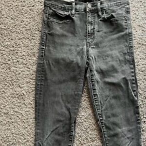 GAP Women's Skinny Jeans in Charcoal Gray